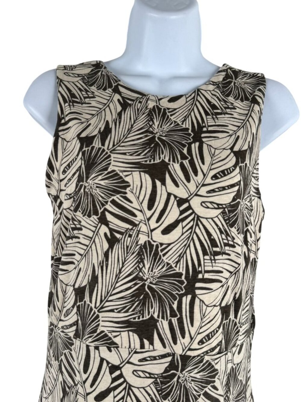 Pact The Soiree Fitted Tank Dress Large Printed Sleeveless NWT DR-1909 - Picture 4 of 6